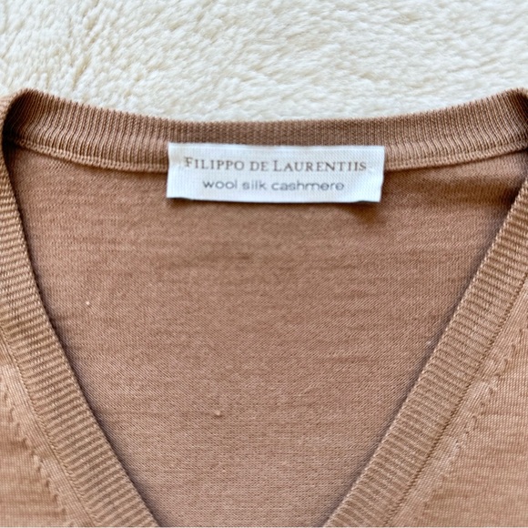 NEW!!! Filippo de Laurentis men’s cardigan size 54 or L Retail 550$! - Picture 2 of 8